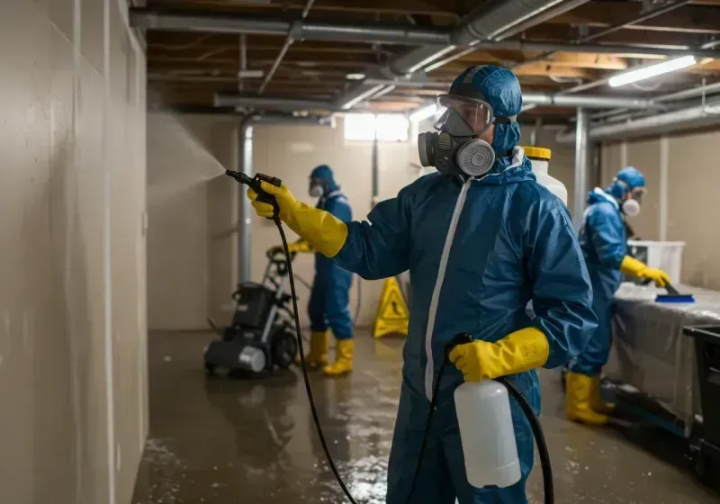 Basement Sanitization and Antimicrobial Treatment process in Morgan County, UT